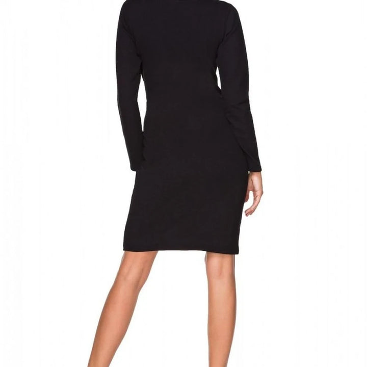 Elegant Red Envelope Neckline Dress