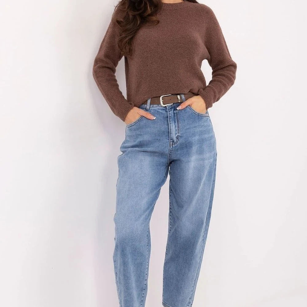 Women's High Waist Carrot Jeans