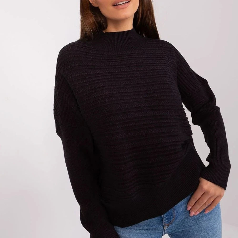 Women's Long Sleeve Turtleneck Sweater