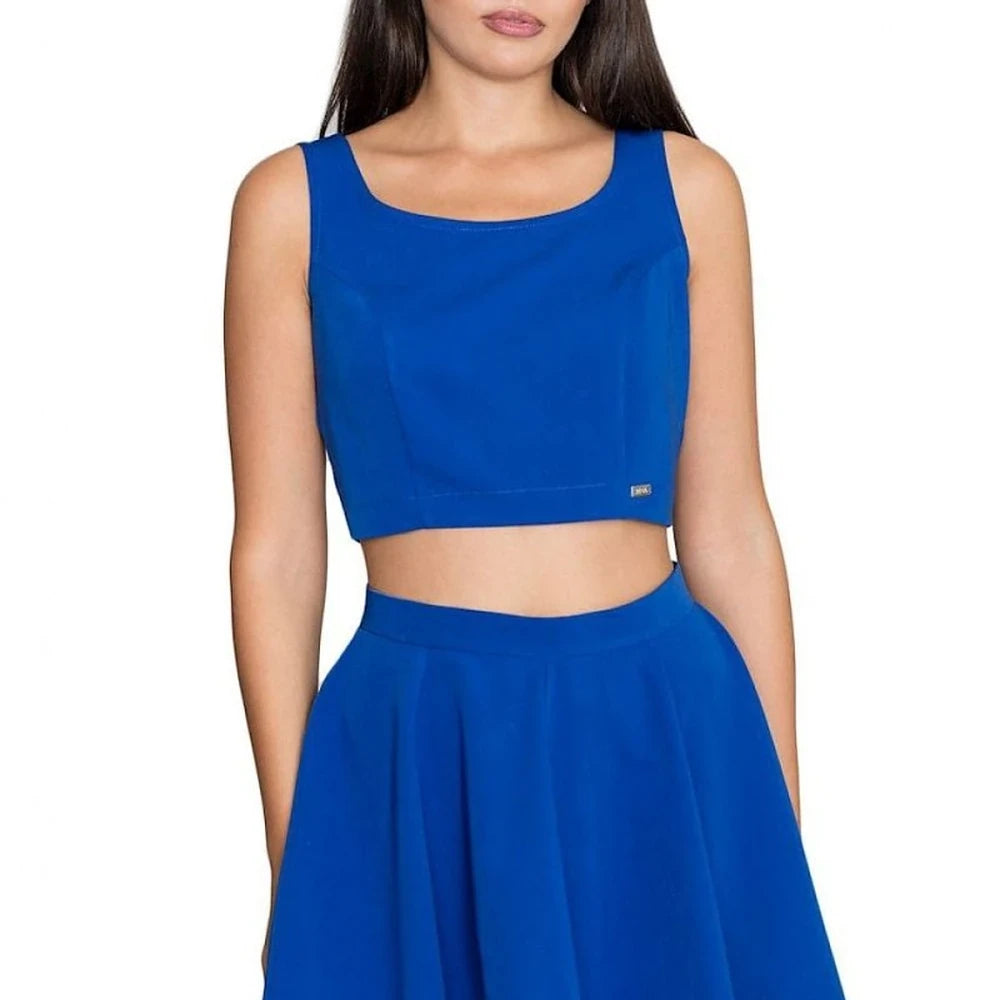 Women's Trendy Skirt Set with Zipper