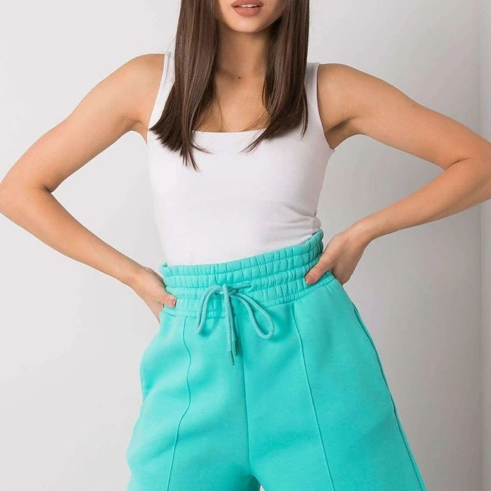 Cotton Shorts with Elastic Waistband
