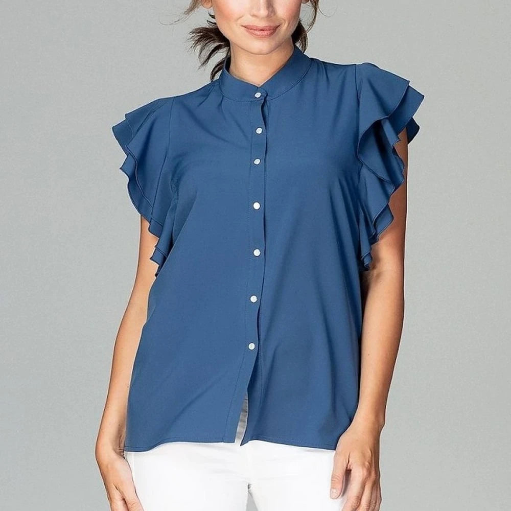 Classic Shirt with Frill Sleeves