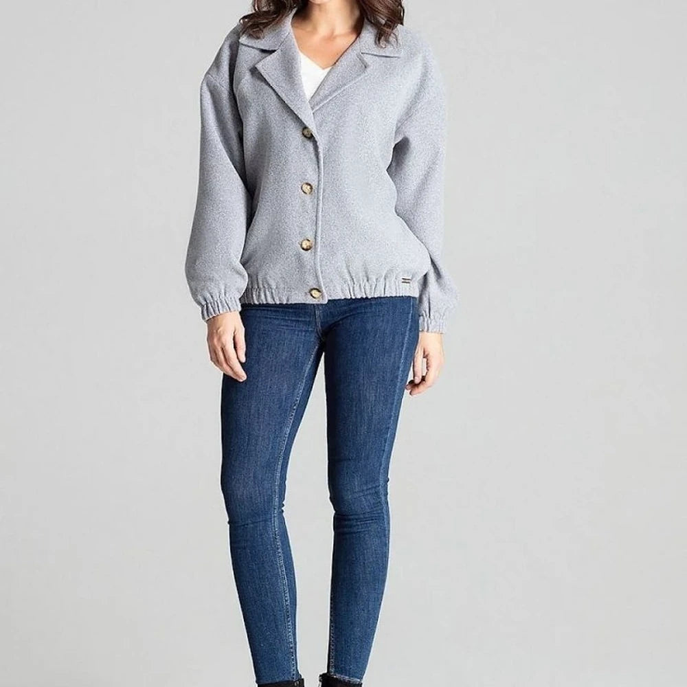 Short Jacket with Dropped Sleeves