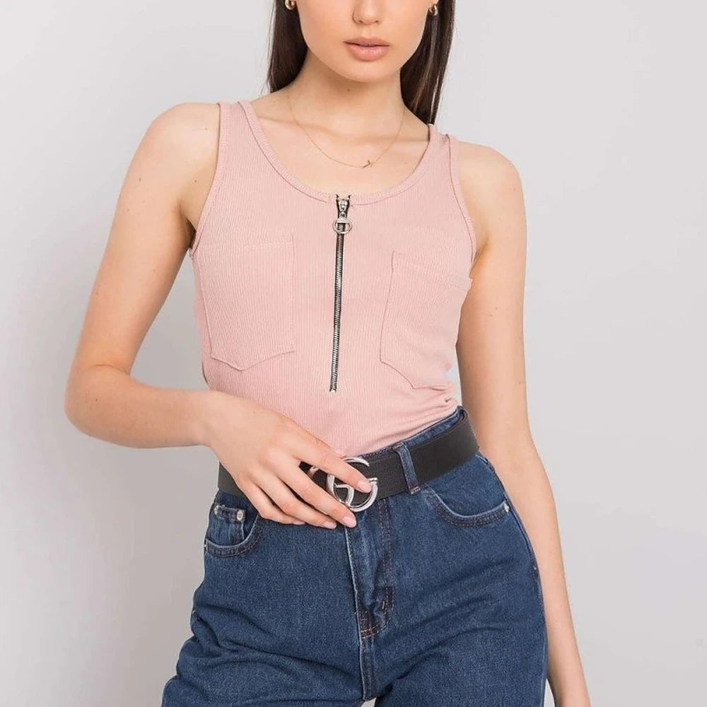 T-shirt with Zipped Pockets