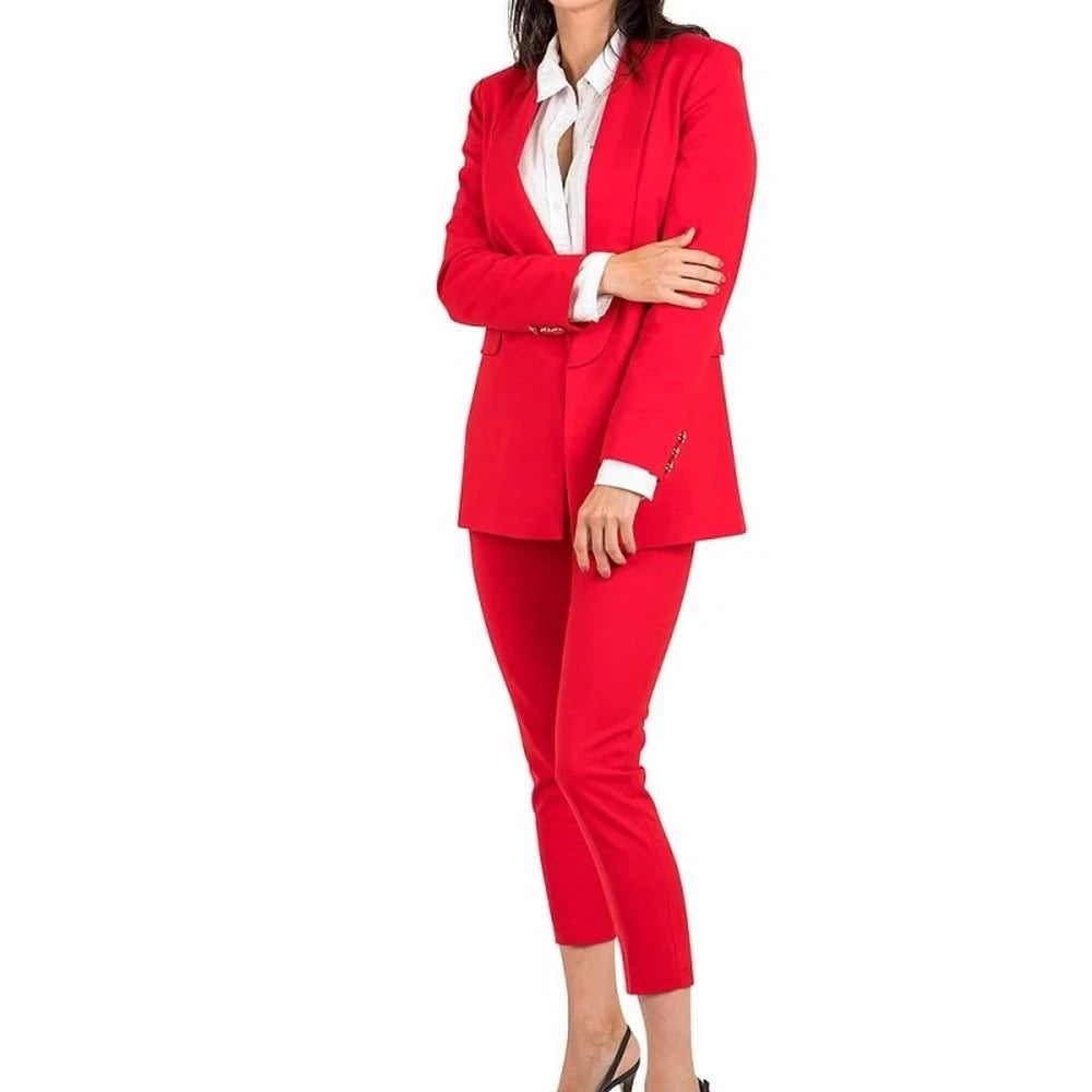 Extended Cotton Blend Jacket with Pockets