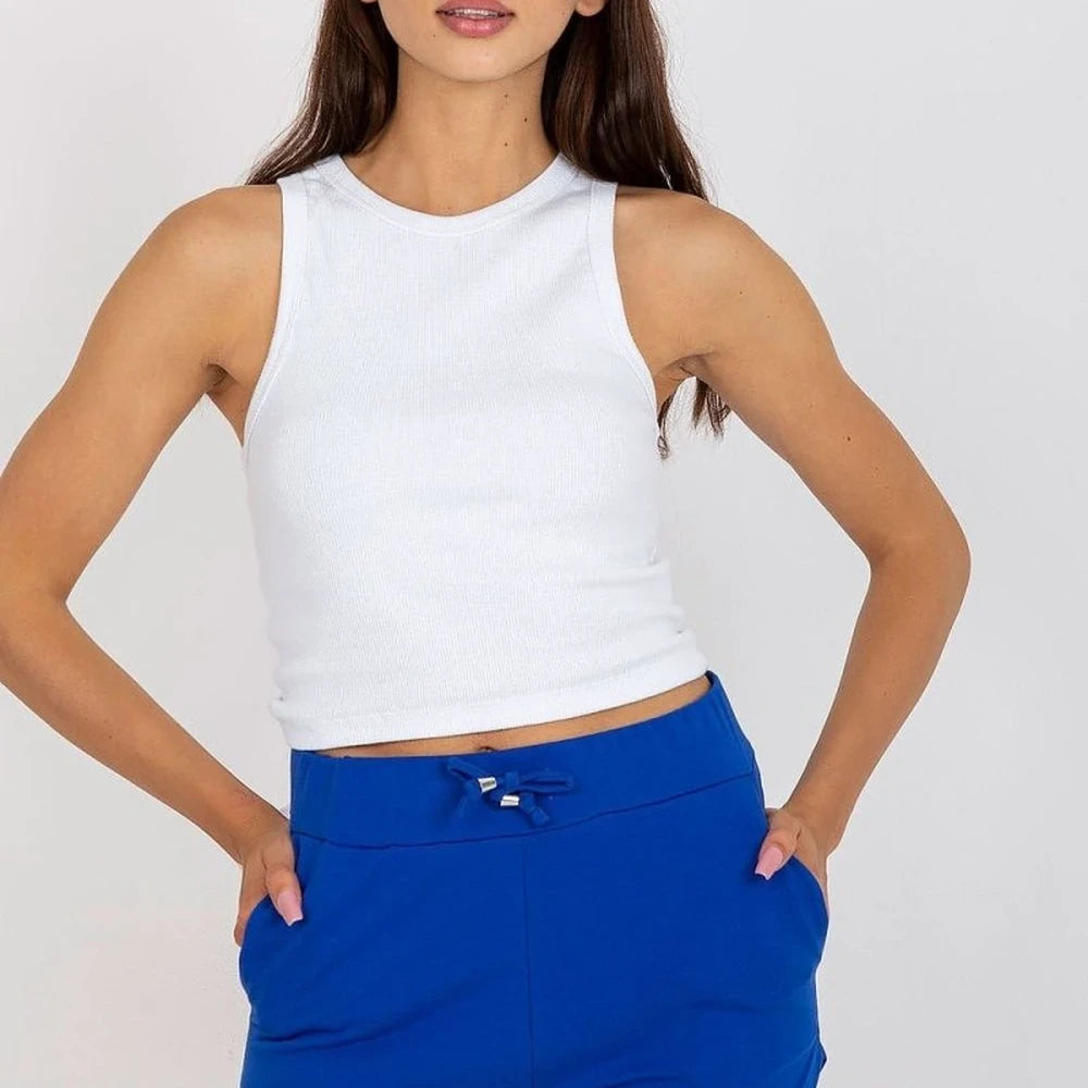 Cotton Sweatshorts High Waist Drawstring Pockets