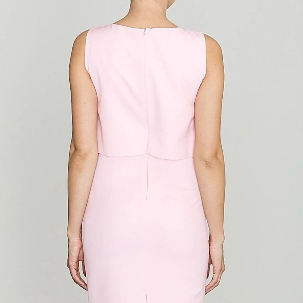 Fitted Cocktail Dress with Back Zip