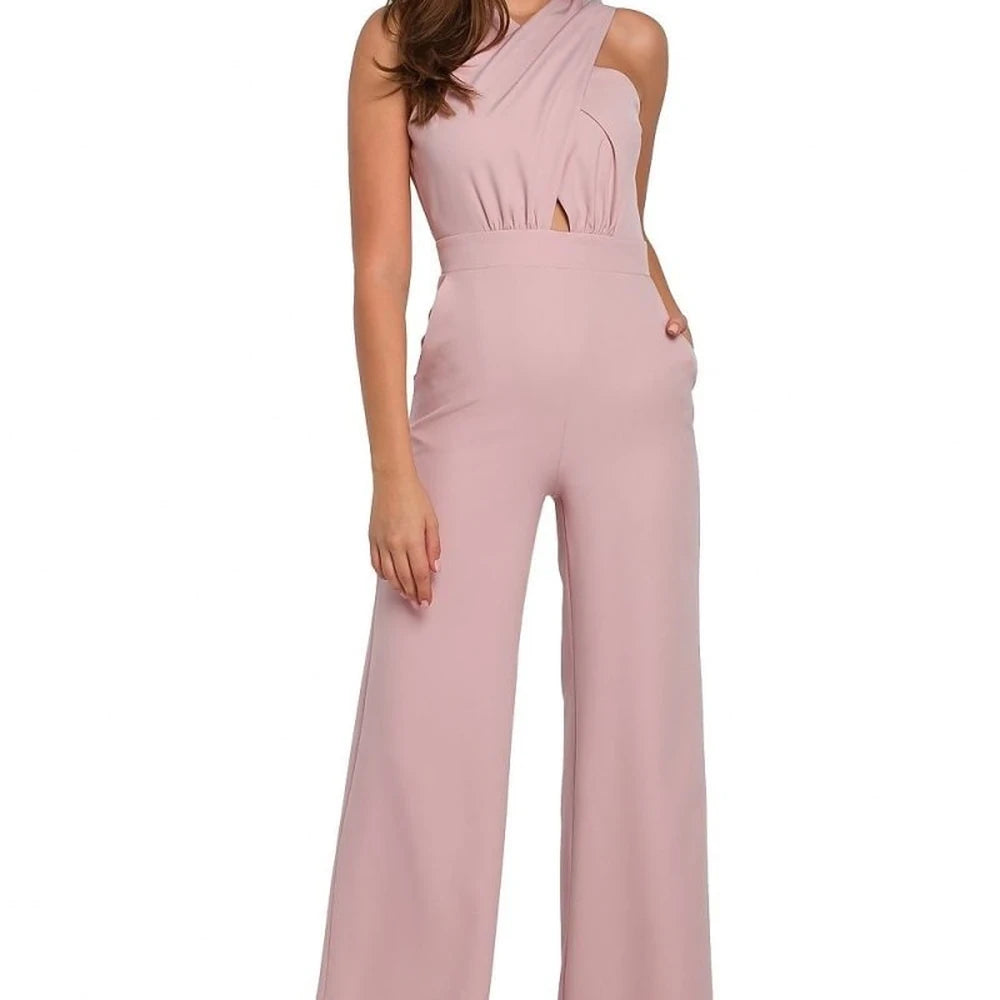 Women's Striped Wide-Leg Jumpsuit