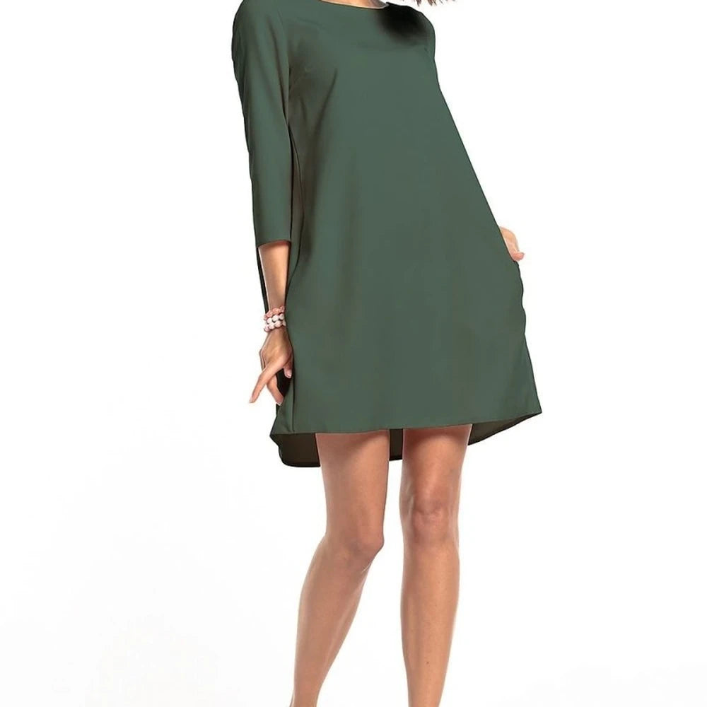 Tessita Pleated Back Day Dress with Pockets