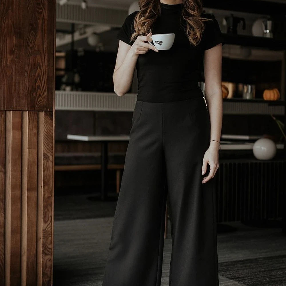 Women's 7/8 Wide Leg Trousers