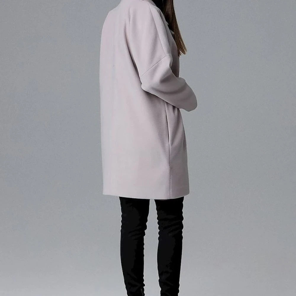 Loose Kimono Sleeve Double-Breasted Coat