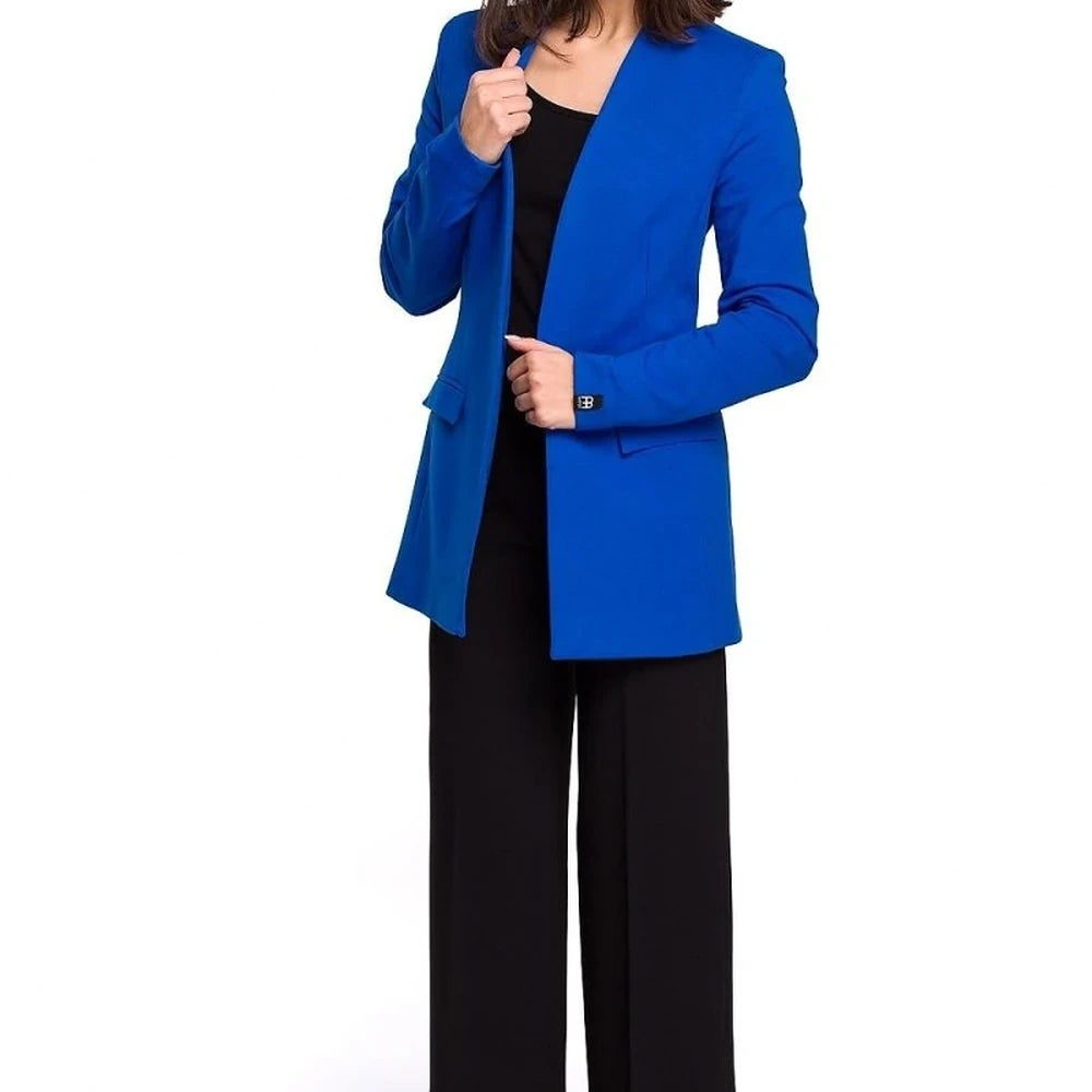 Cotton Knit Jacket with Pockets