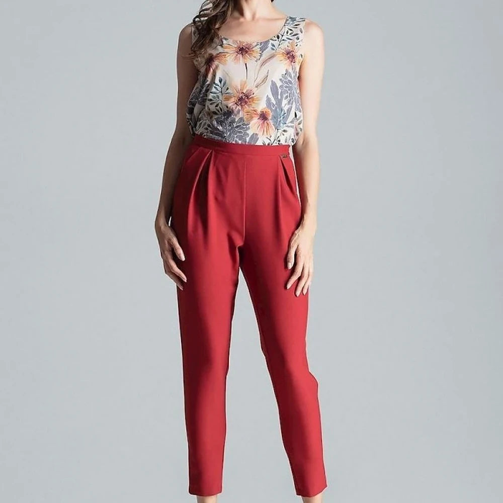 Burgundy Long Sleeve Viscose Shirt
