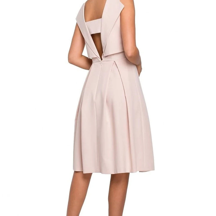 Evening Dress with Exposed Back