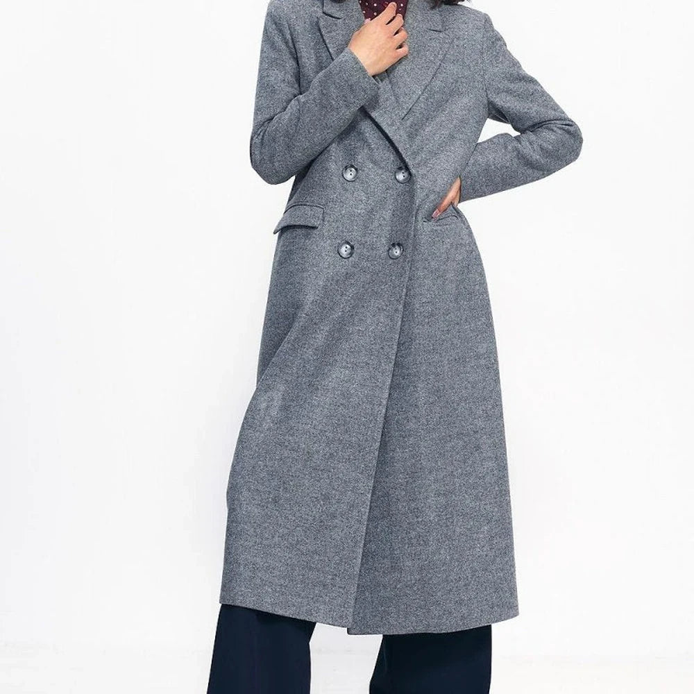 Gray Oversize Coat