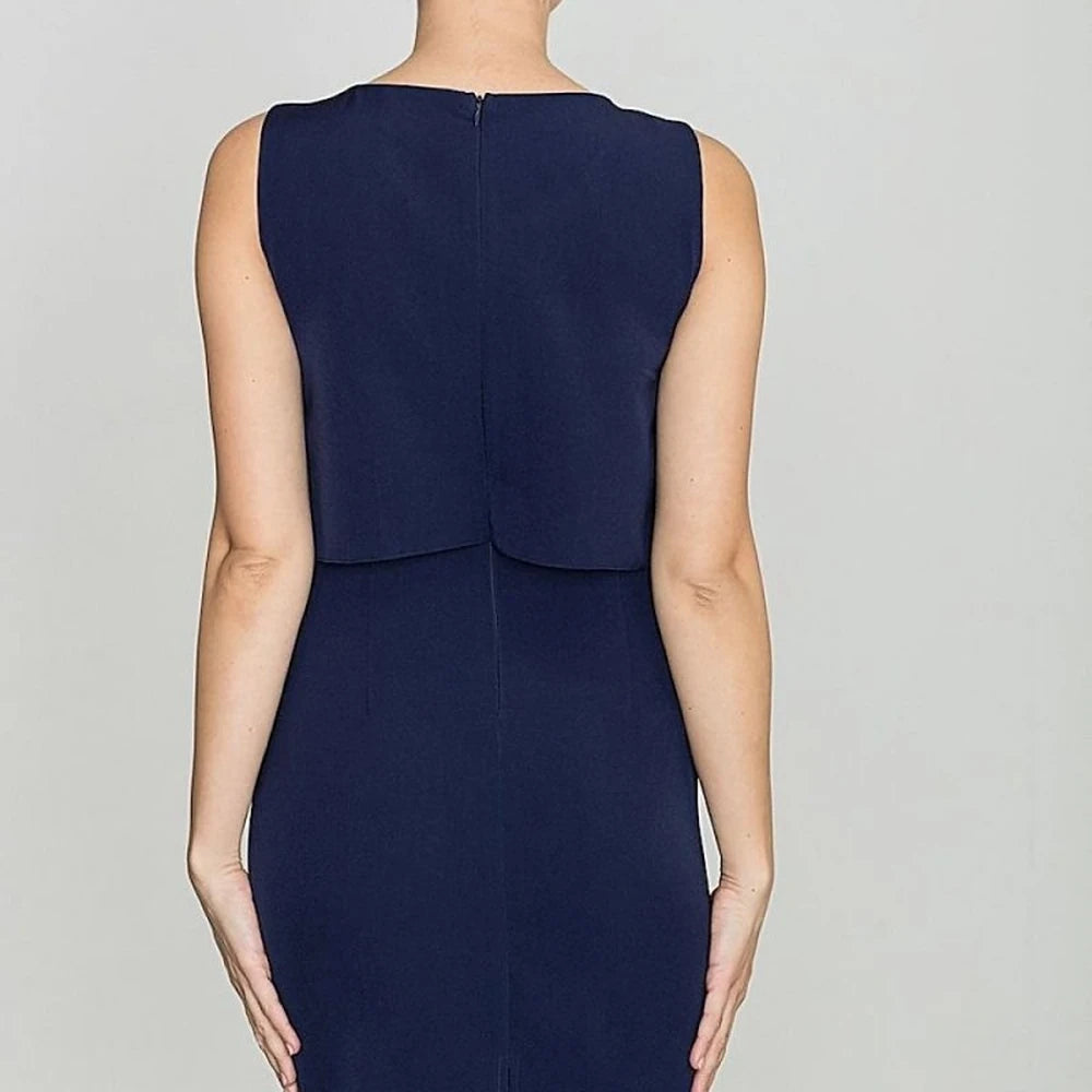 Fitted Cocktail Dress with Back Zip