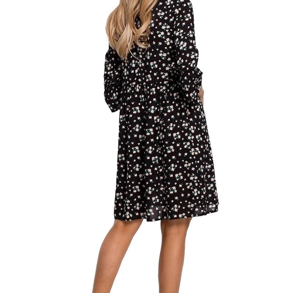 Asymmetrical Viscose Day Dress