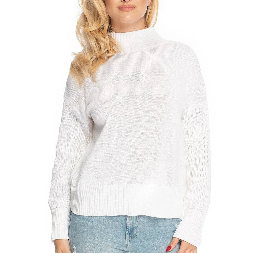 Collar Sweater with Long Sleeves