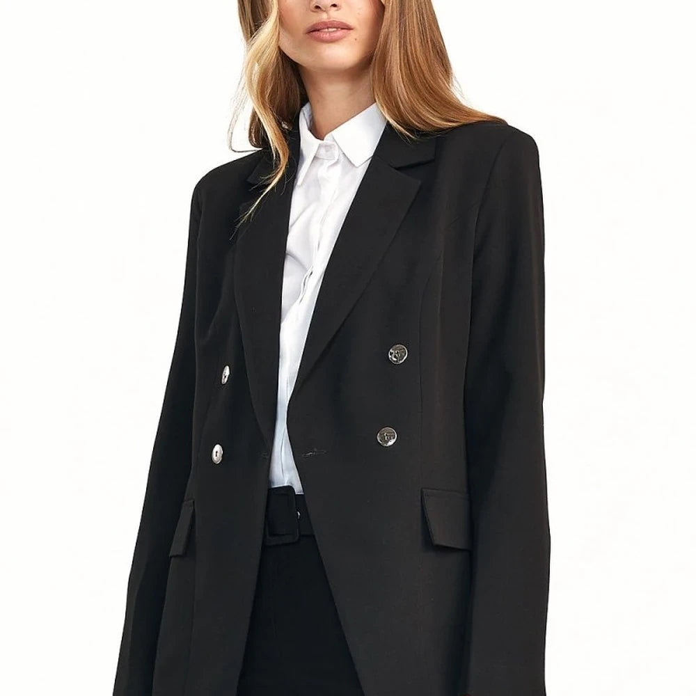 Double-Breasted Autumn Blazer Jacket