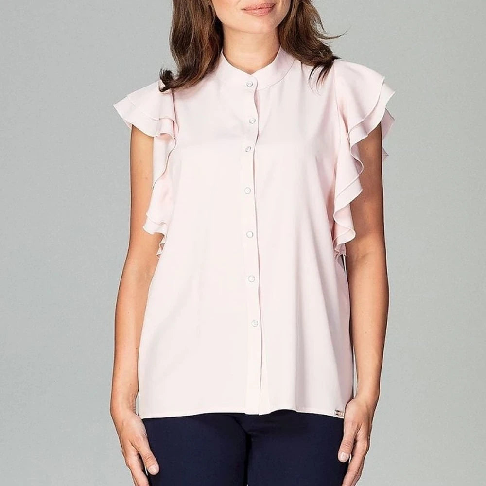 Classic Shirt with Frill Sleeves