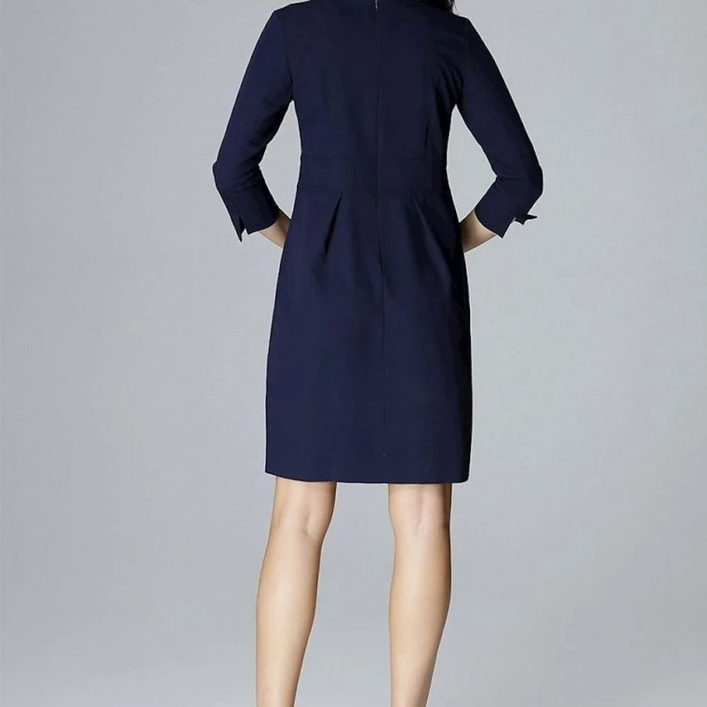 Slim Fit V-Neck Day Dress