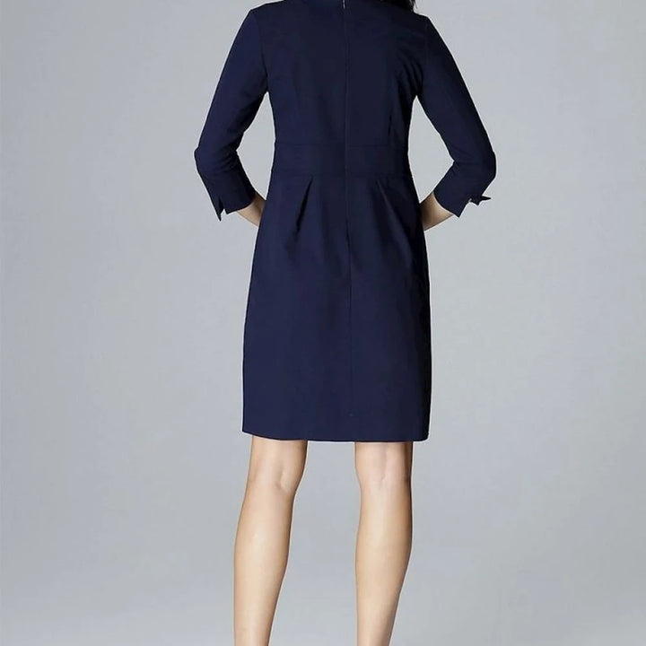 Slim Fit V-Neck Day Dress