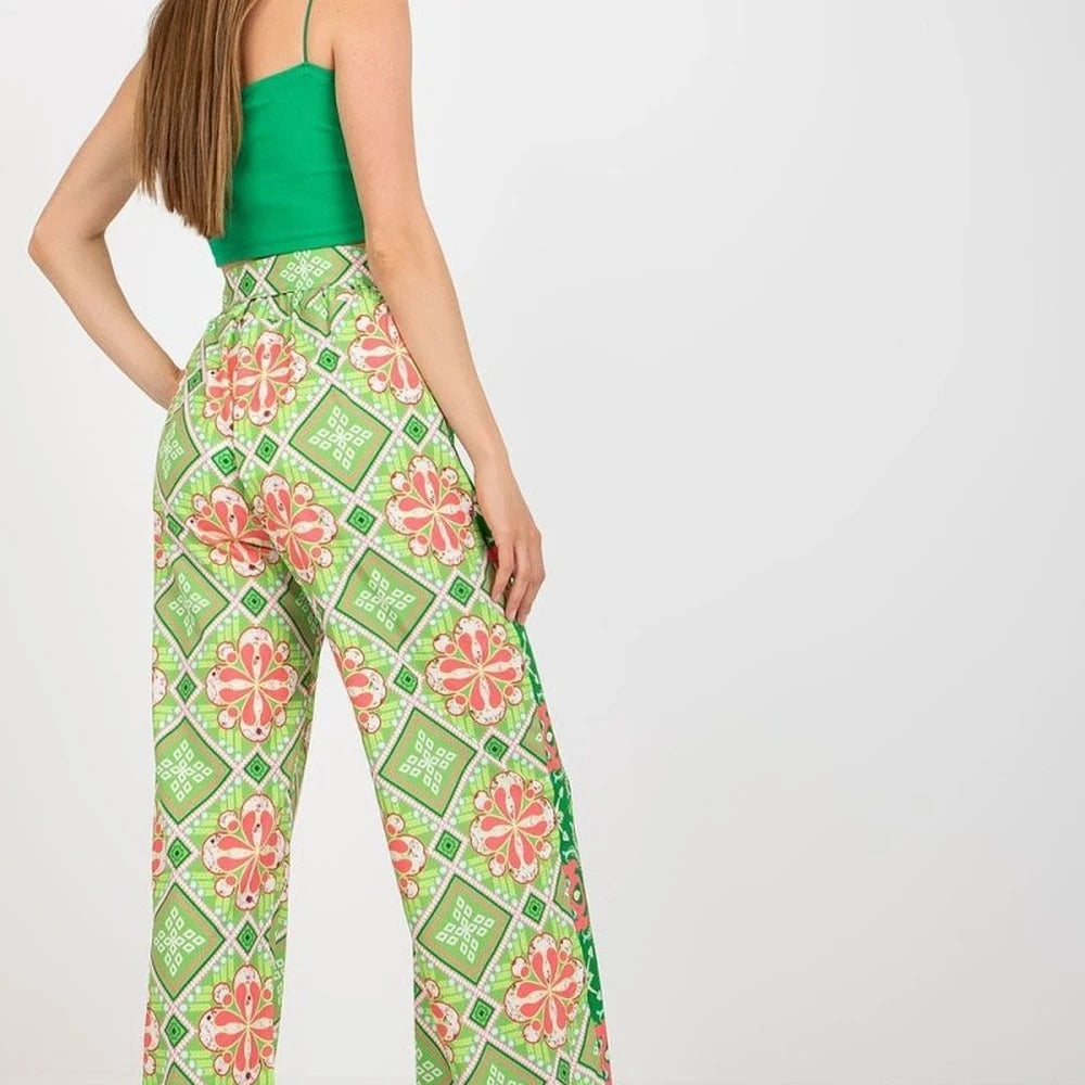 High Waist Wide Leg Trousers