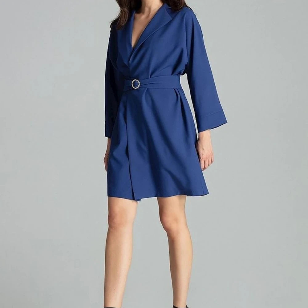 Polyester Lapel Dress-Jacket