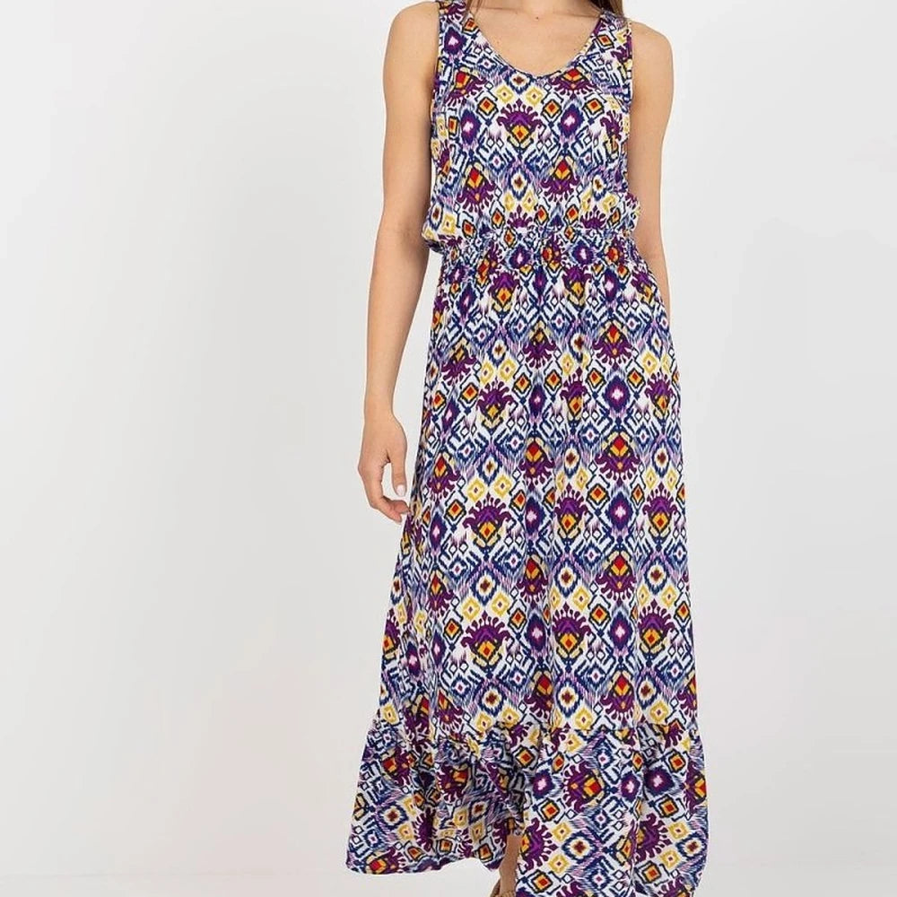 Summer Dress with Heart Neckline