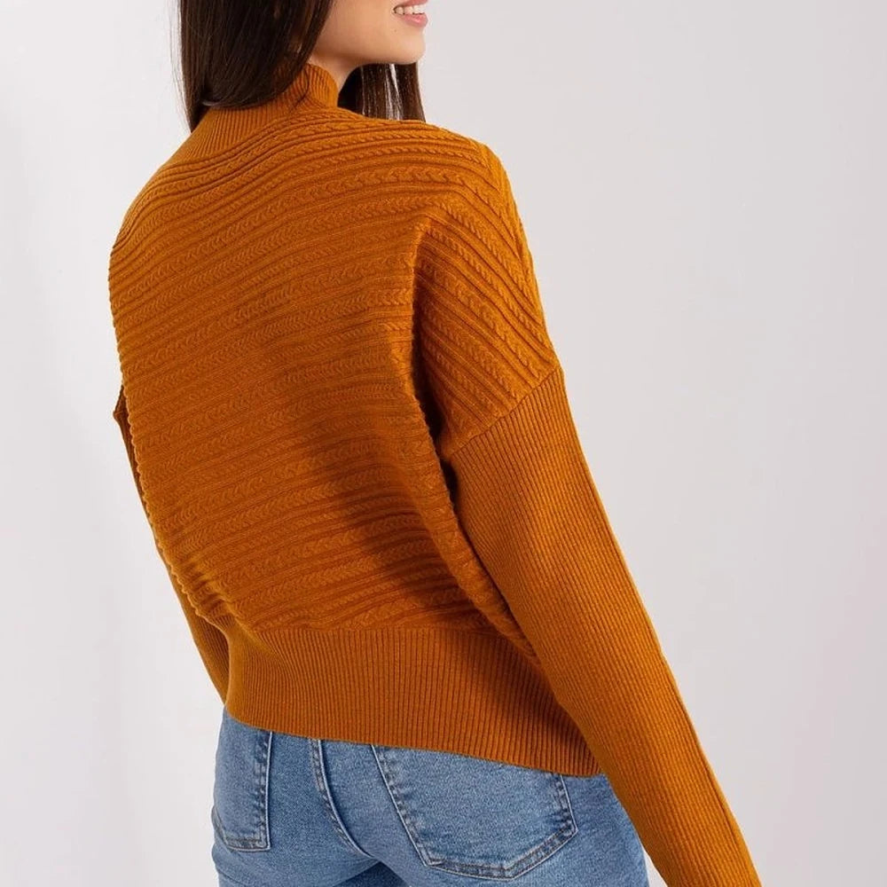 Women's Long Sleeve Turtleneck Sweater
