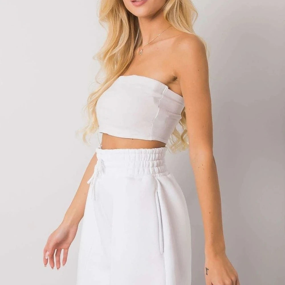 Cotton Shorts with Elastic Waistband