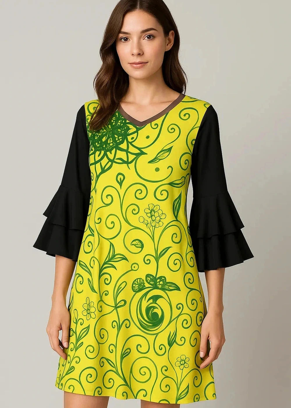 Stacked Ruffle Sleeve Top