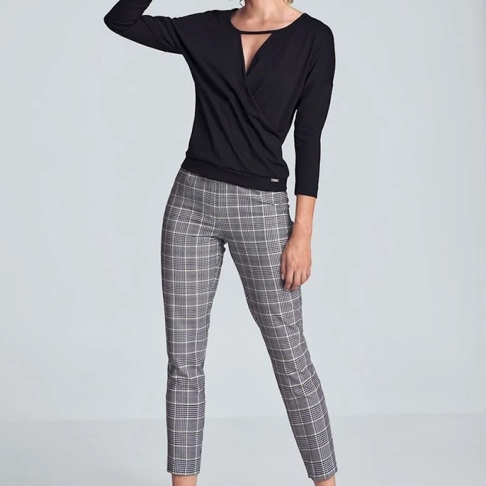 Women's Pepite Pattern Trousers