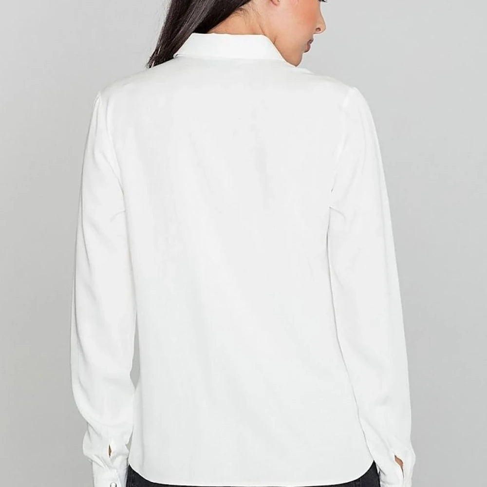 Viscose Long Sleeve Shirt with Pocket