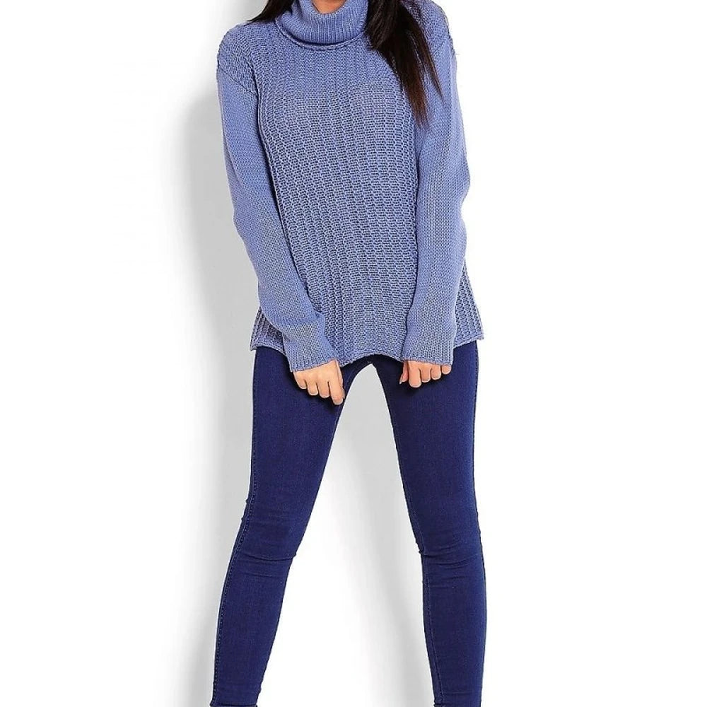 Acrylic Turtleneck Sweater