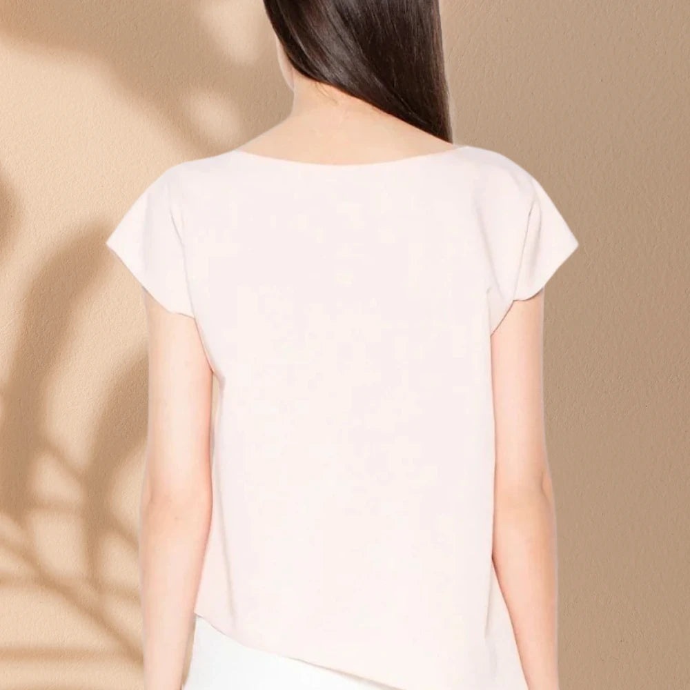 Asymmetric Sleeveless Blouse