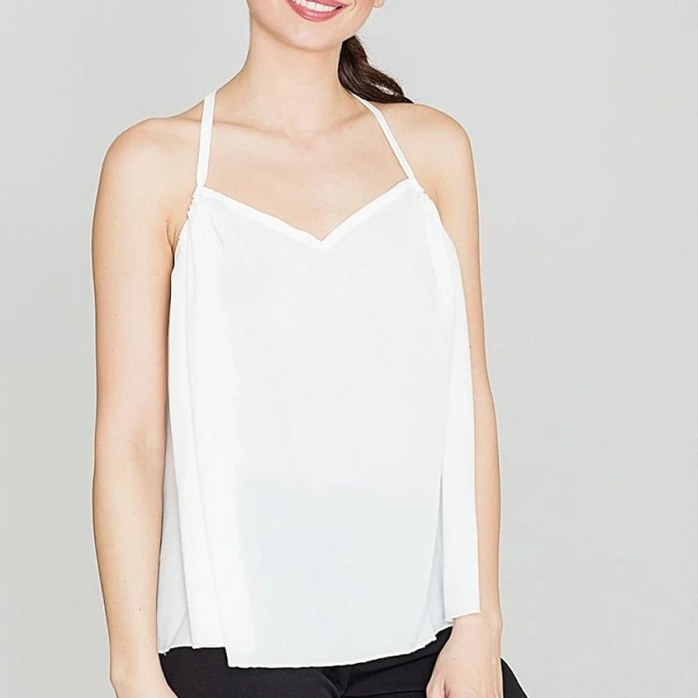 Loose Fit Backless Summer Blouse
