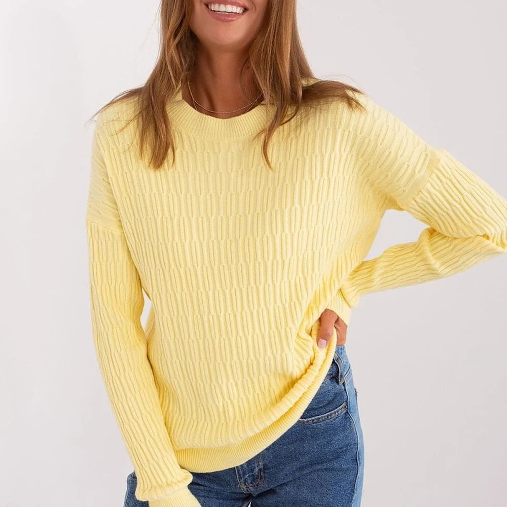 Women's Variegated Knit Sweater