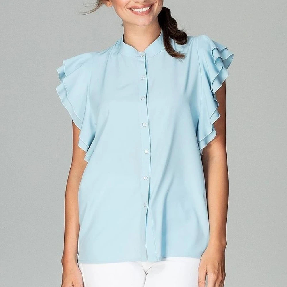 Classic Shirt with Frill Sleeves