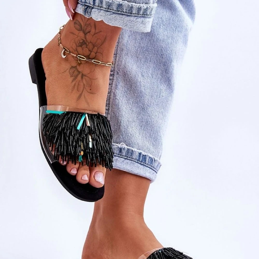 Women's Embellished Flip-Flops