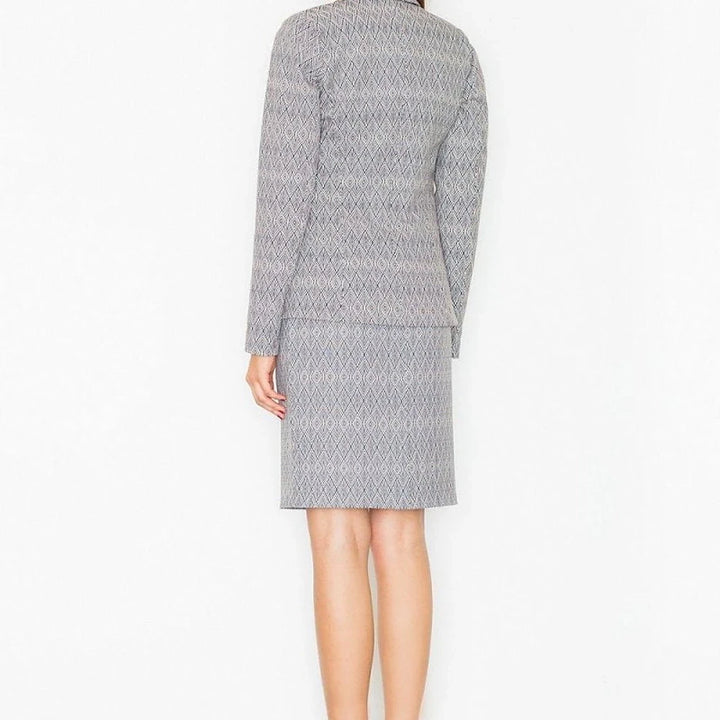 Elegant Patterned Pencil Skirt