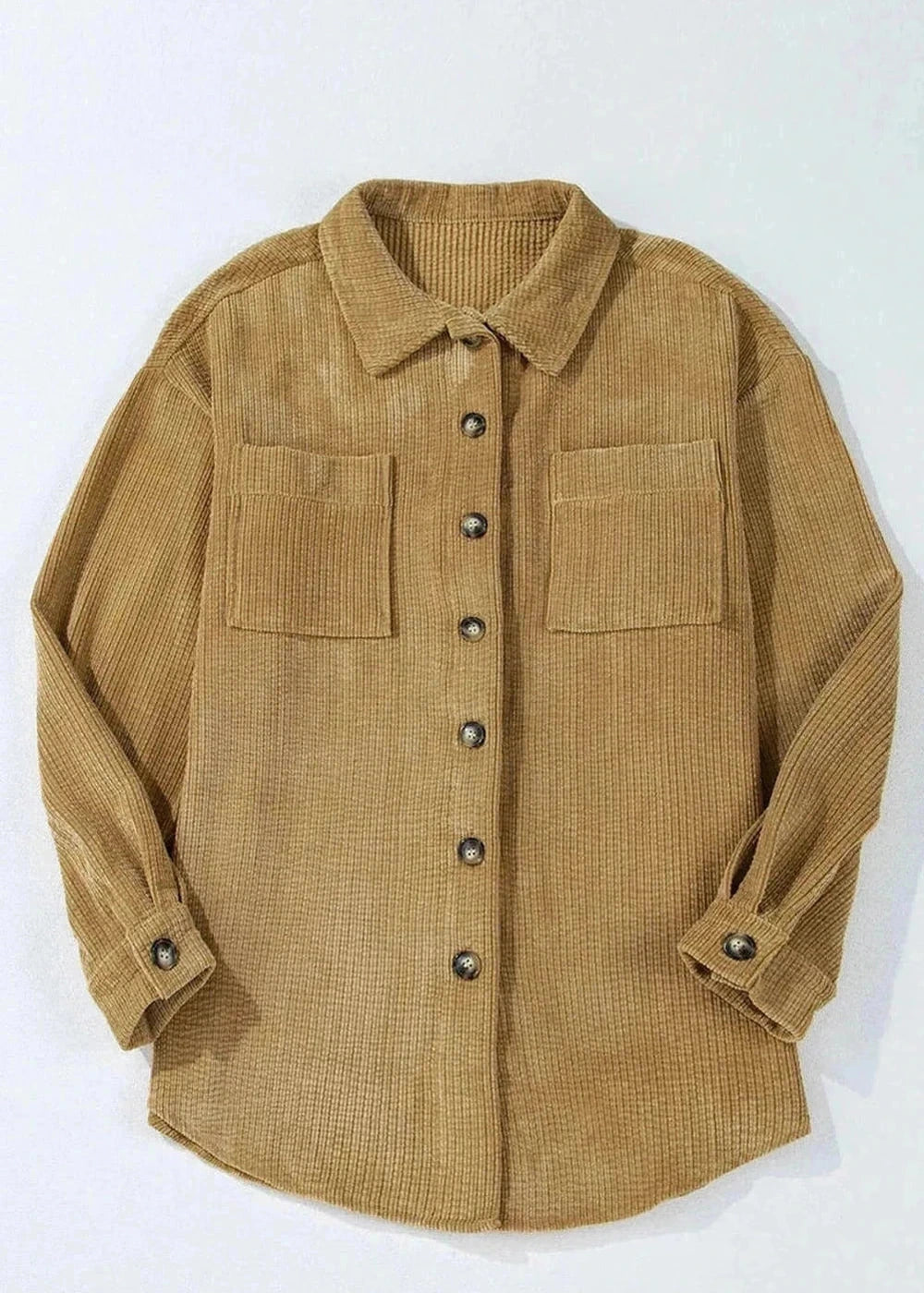 Polyester blend long sleeve jacket