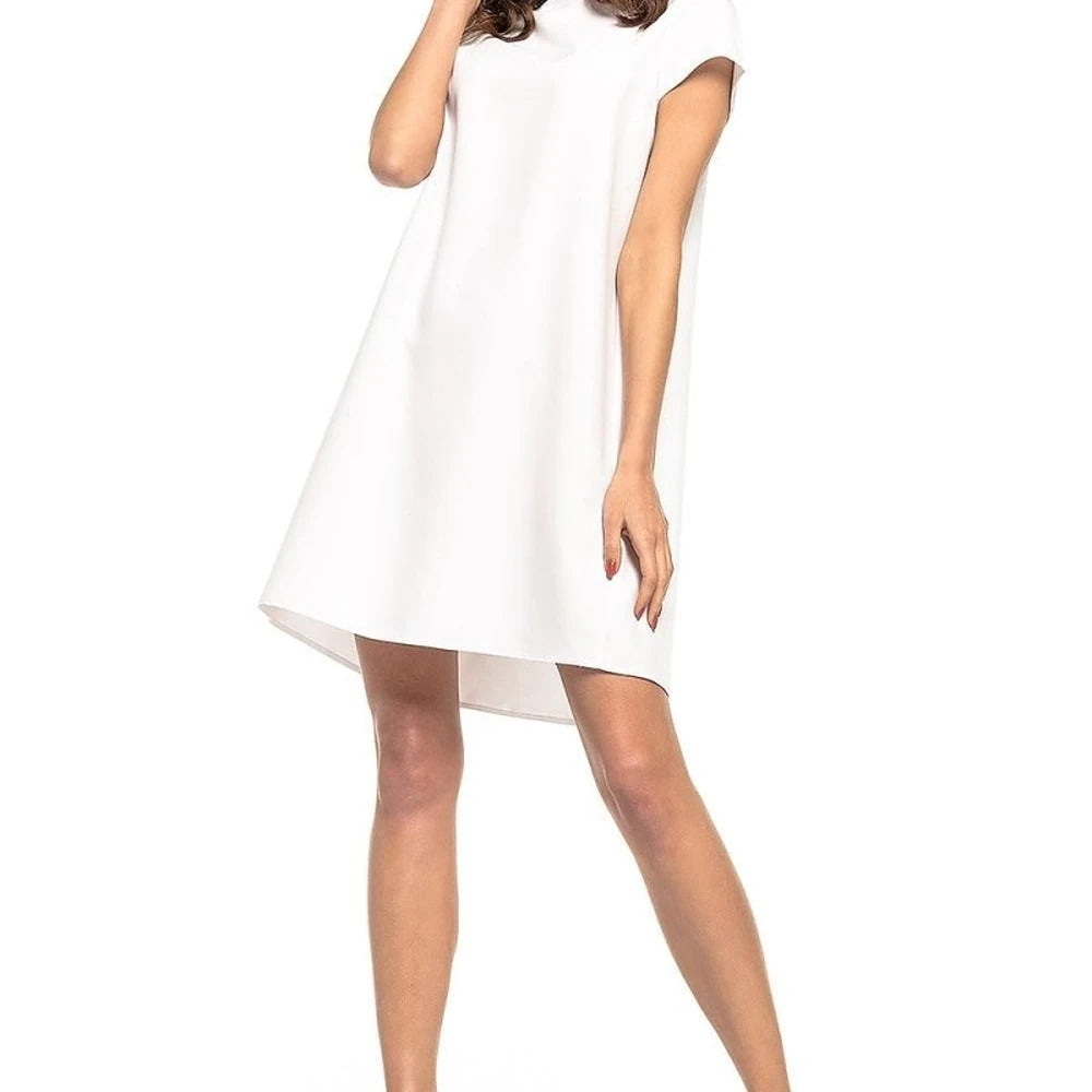Ruffle Back Day Dress with Floral Print