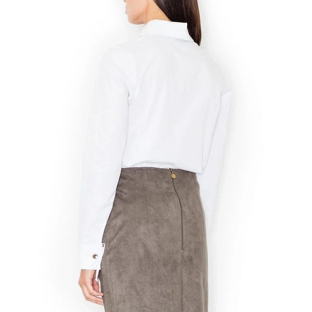 Knee-Length Green Skirt