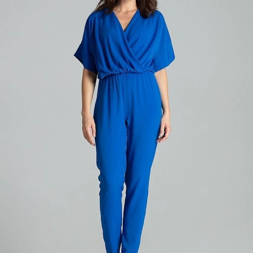 Floral Jumpsuit with Straight Pants