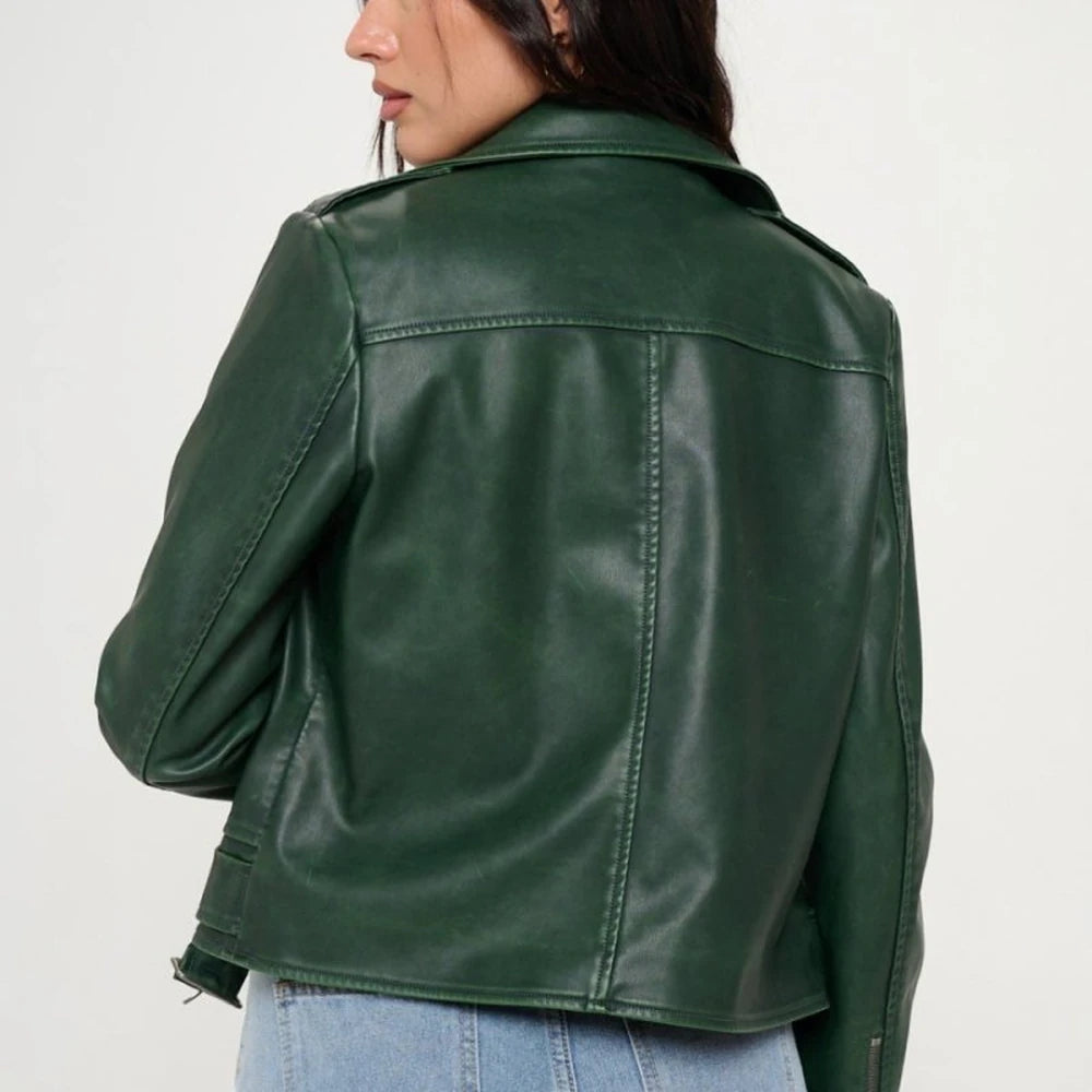 Button Up Geometric Dropped Shoulder Jacket