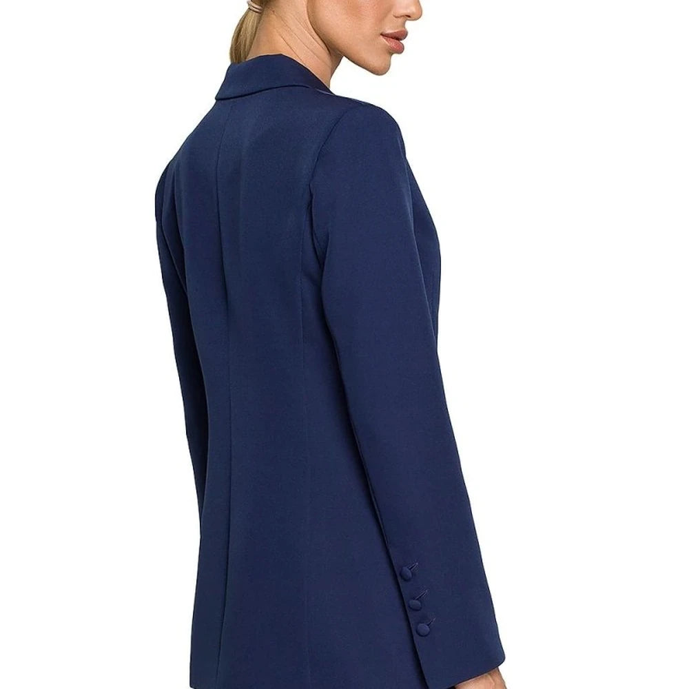 Waisted Cut Blazer with Patch Pockets