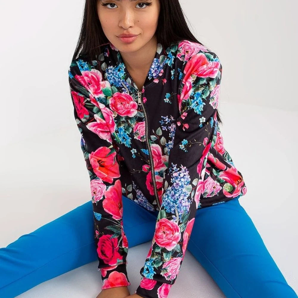 Viscose Spandex Zippered Sweatshirt
