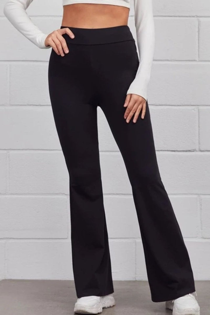 Pull On Flared Pants - Bottoms