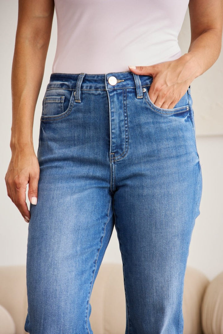 RFM Mini Mia Full Size Tummy Control High Waist Jeans - Bottoms